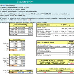 Plantillas Excel Impuestos >> Modelos Y Descargas Excel