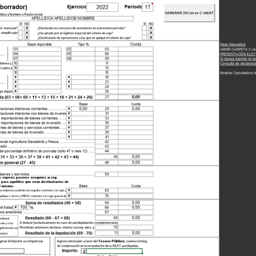 Plantillas Excel Impuestos Modelos Y Descargas Excel