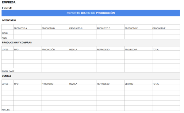 Plantilla Excel Reportes Gratis