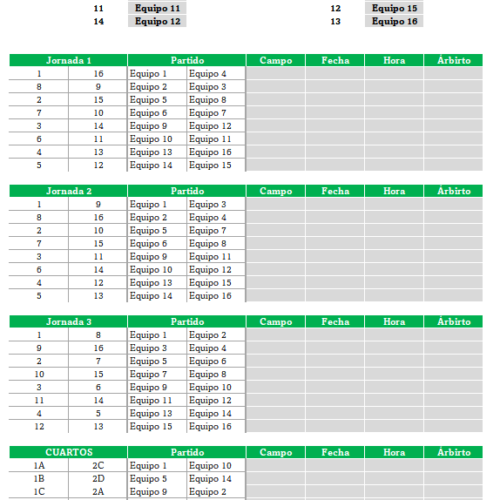 Plantillas Excel Deporte >> Modelos De Planificación GRATIS