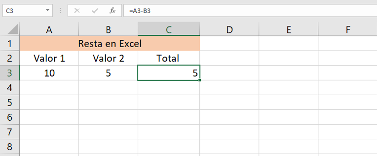 ¿cómo Restar En Excel Te Enseñamos Todos Los Métodosemk 5736