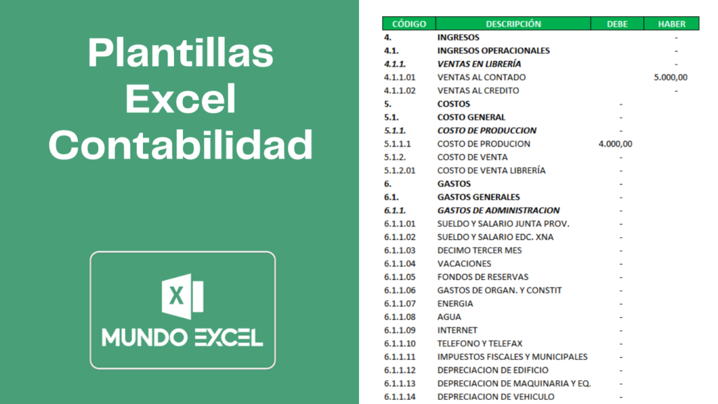 plantilla excel contabilidad