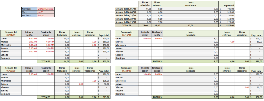 Plantilla-Excel-Horas-Trabajada