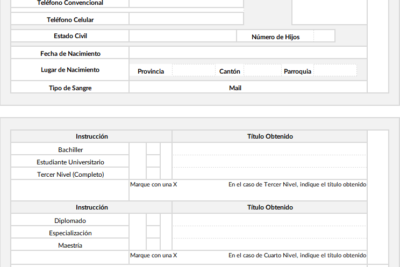 Plantilla Excel Trabajadores