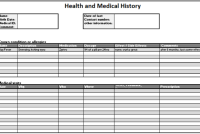 plantilla excel historia clinica