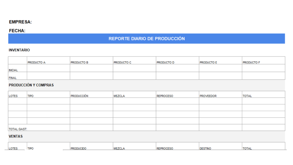 plantilla excel reportes