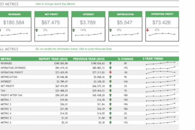 plantilla excel reporte financiero anual